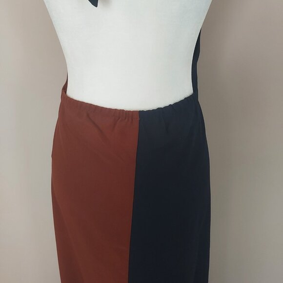 Tuckernuck Twisted Mocha D'Amore Maxi Halter Dress Size Med - Picture 7 of 12